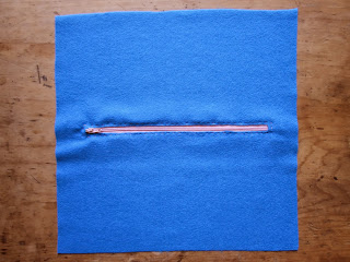 simple hand sewn pencil case