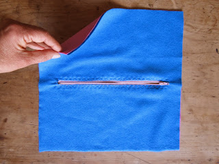 simple hand sewn pencil case