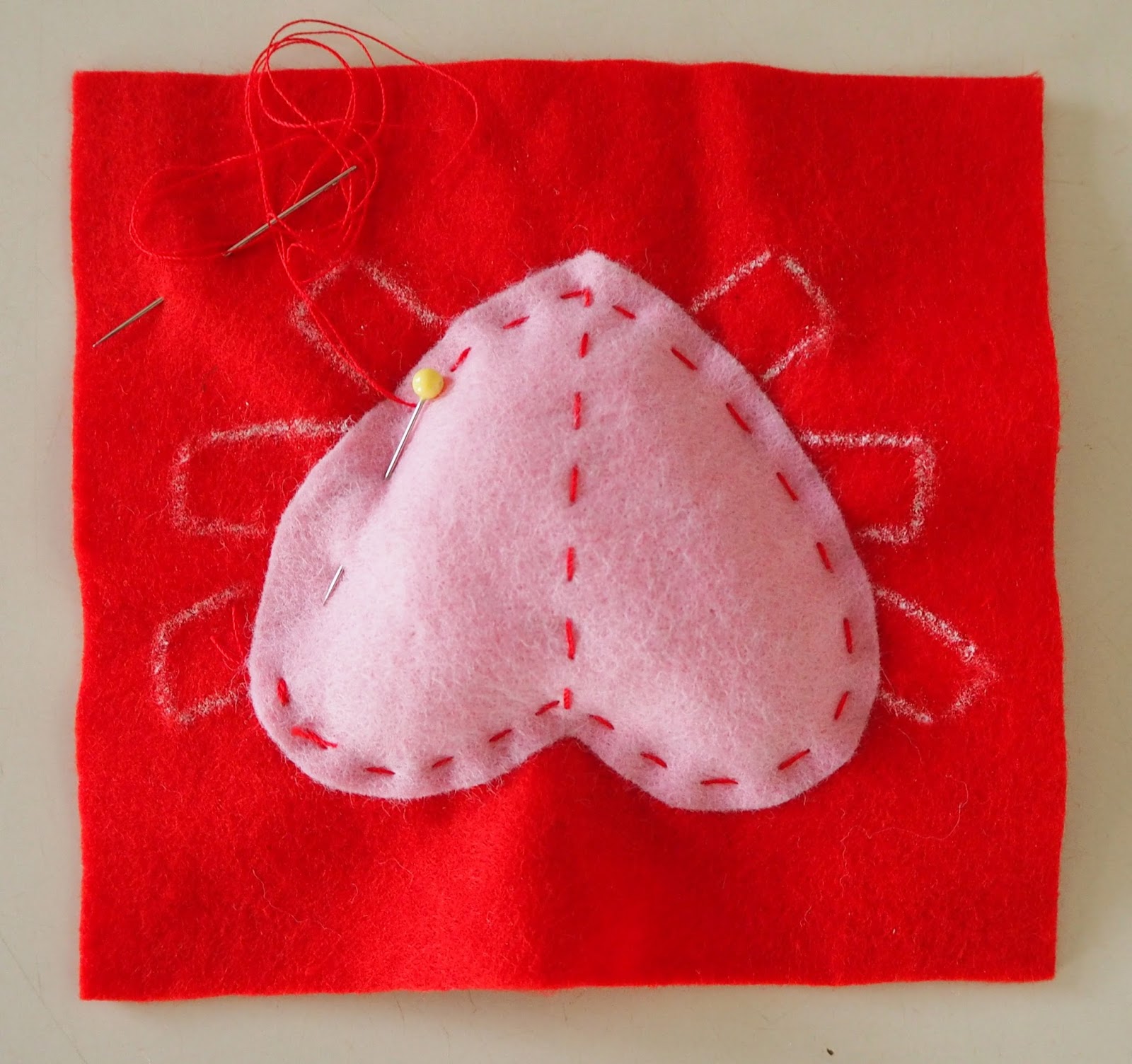 sewing felt together