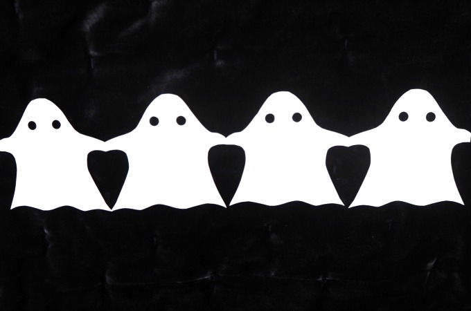 paper ghosts garland