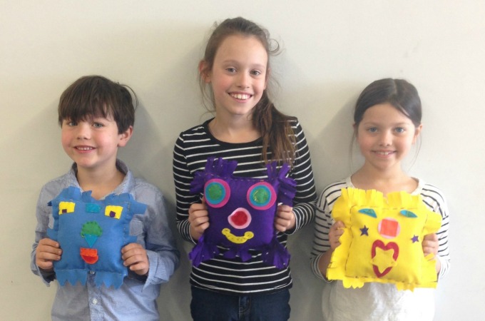 kids sewing projects sew-a-softie day