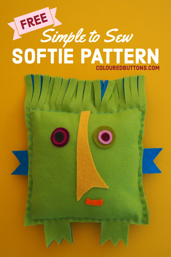 a simple hand sewn softie