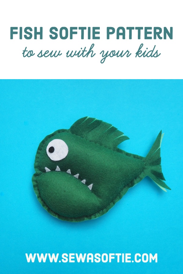 a free easy to sew fish softie