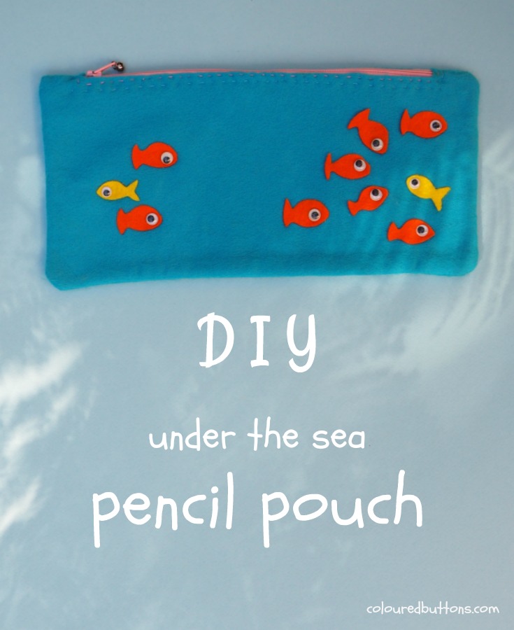 diy felt pencil case to sew with kids