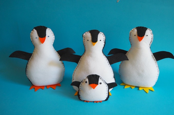 four penguin softies