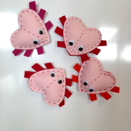 sew a softie for valentines day simple to sew Valentines day love bugs