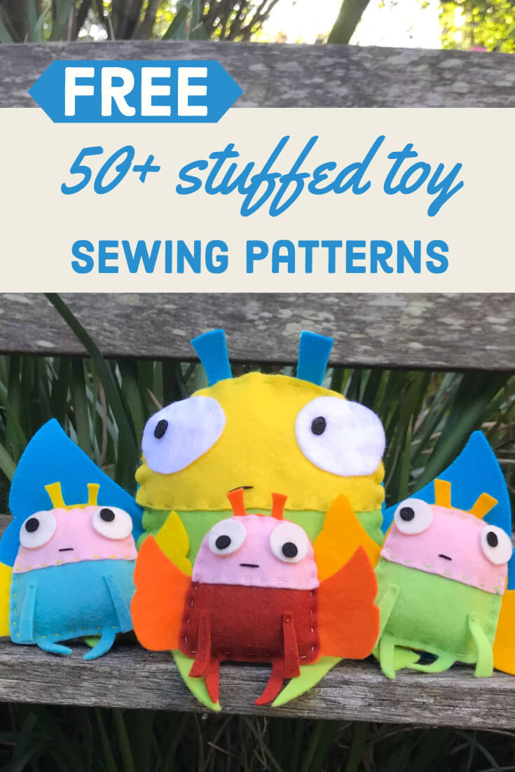free stuffed cow sewing pattern